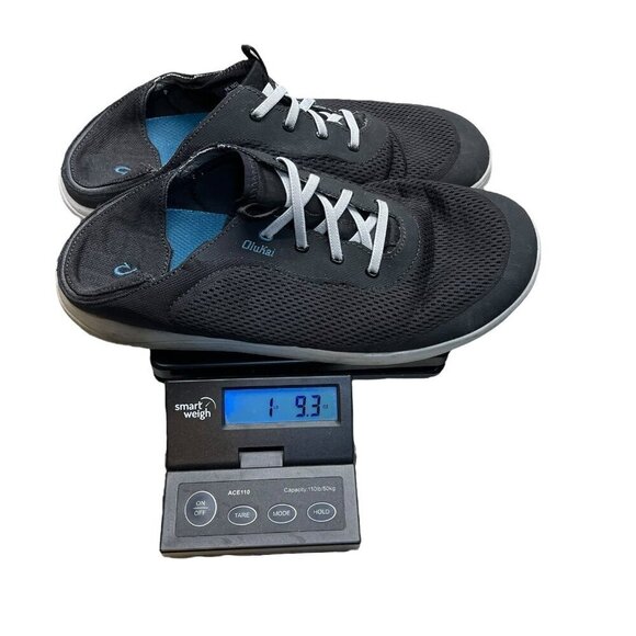 Olukai Moku Pae Shoes Mens 12 Black Slip On Mesh Comfort Fisherman 10472-40QS main image 5